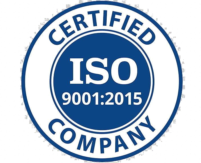 ISO 9001:2015 certified company